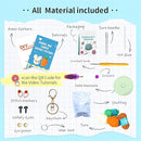 Utook Crochet Kit for Beginners, Crochet Animal Kit,Crochet Kits for Beginners Adults and Children, with Instructional Videos and Paper Tutorials, Handmade Crafts, Holiday Gifts (Rabbit) by TinyTreasures Baby Boutique
