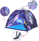 Space World Kids Play TentSpaceship Tent for Kids, Foldable Pop Up Indoor Outdoor Party Spaceship Playhouse Tent Toy for Boys Girls-47 * 47 * 41 (Dark Purple) by TinyTreasures Baby Boutique