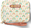 EVERLIT Care Rescue Pack | Family-Friendly First Aid Kit for Kids with 200 Pcs Medical Supplies | Travel-Friendly Compact Storage Bag for Home, Car, Travel, Camping, Adventure (Rainbow) by TinyTreasures Baby Boutique