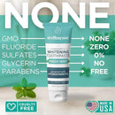 Wellnesse Whitening Hydroxyapatite Toothpaste with Xylitol, Natural Fluoride-Free Teeth Whitening Toothpaste for Adults, Strengthens Enamel, Supports Gum Health, Fresh Mint Flavor, 4 oz (Pack of 1) by CozyNest Decor