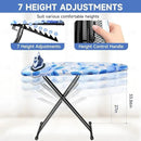 Ironing Board, Compact and Space Saver Ironing Board, Extra Wide Ironing Area with Extra Thick Heavy Duty Padded Cover, Stable Structure, Easy to Fold,Height Adjustable by CozyNest Decor
