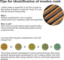 Massage Wooden Comb,Wood Wide Tooth Hair Comb, Scraping Scalp Massage,Handheld No Static Head Tool,1 Pieces. by CozyNest Decor