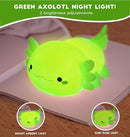 DREAMING MY DREAM Axolotl Night Light for Kids,Cute Axolotl Gifts lamp Rechargeable Light Table Bedside Lamp,LED Animal Silicone Nursery Night Lamp Cute Room Decor for Kids Girls Boys by TinyTreasures Baby Boutique