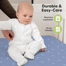 KeaBabies 2-Pack Organic Crib Sheets for Boys, Girls - 52x28 Fitted Crib Mattress Sheet Neutral, Breathable Jersey Cotton Cover for Baby Bed, Toddler Mattress, Soft & Cute Prints (Marine Muse) by TinyTreasures Baby Boutique
