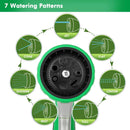 RESTMO Garden Hose Nozzle, Heavy Duty Metal Water Hose Nozzle with 7 Adjustable Spray Patterns, High Pressure Hand Sprayer with Flow Control for Watering Plants & Lawns, Washing Cars & Pets by GreenHaven Gardens