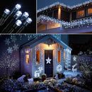 Solar Christmas Lights Outdoor, 33ft 100 LED Solar Fairy String Lights 8 Modes Waterproof Xmas Lights for Garden, Patio, Home, Party, Wedding, Holiday, Tree, Bush, Wreath, Outdoor Decor (White) by GreenHaven Gardens