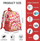 Toddler Backpack for Girls 3-8: Preschool Kindergarten Backpack - Cute Kids Backpacks for Girls-Rainbow Heart by TinyTreasures Baby Boutique
