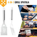 22Pcs Grilling Accessories, BBQ Accessories with Aluminum Case, Stainless Steel Grill Set Tools for Outdoor Camping&Barbecue, Grilling Gifts for Men Dad Fathers Day by GreenHaven Gardens