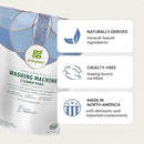 Grab Green Washing Machine Cleaner, 5 Count, Fragrance Free, Mineral Based Removes Deposits and Odors, Naturally Cleans by CozyNest Decor