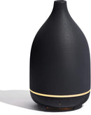 InnoGear Oil Diffuser, 150ML Ceramic Diffuser for Essential Oils Handcrafted Aromatherapy Diffuser Ultrasonic Cool Mist Humidifier with 2 Mist Modes Waterless Auto Off for Room Office, Black by TinyTreasures Baby Boutique