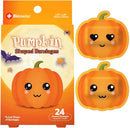 BioSwiss Bandages, Halloween Pumpkin Shaped Self Adhesive Bandage, Latex Free Sterile Wound Care, Fun First Aid Kit Supplies for Kids, 24 Count by TinyTreasures Baby Boutique