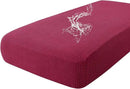 hyha Waterproof Couch Cushion Covers for Pets, Non Slip Sofa Seat Cover for Dogs Washable, Soft Thick Stretch Jacquard Fabric, Sofa Slipcovers with Elastic Bottom (1 Piece for Large, Wine Red) by CozyNest Decor