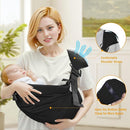 Baby Carrier Newborn to Toddler,Adjustable Baby Sling Carrier,Comfortable and Lightweight Toddler Carrier for 25-60 lbs,Ideal for Shopping Travelling by TinyTreasures Baby Boutique