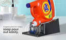 TidyFriend Liquid Laundry Detergent Holder Stand with Drip Tray & Rubber-Grip Feet, Stand for Laundry Room Organization and Storage, Fabric Softener Dispenser with Cup Holder for Easy Pouring (Black) by CozyNest Decor
