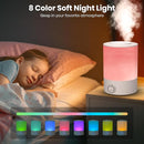 Esemoil Humidifiers for Bedroom, 2.5L Cool Mist Ultrasonic Air Humidifier with Top Fill & Quiet, 360° Nozzle, BPA Free, 25 Hour Diffuser with 8 Color Light & Auto Shut-off for Home Baby Nursery Plants by TinyTreasures Baby Boutique