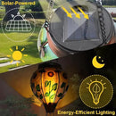 Hot Air Balloon Solar Lantern with Flickering Flame Hanging Solar Lanterns Outdoor Lights Waterproof Lanterns Decorative Garden Patio Yard Party Decor Sunflower by GreenHaven Gardens