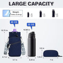 Water Bottle Carrier Bag with Strap, Water Bottle Holder Crossbody Bags for Women Men for Walking, Hiking,Cycling by TinyTreasures Baby Boutique