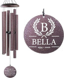 ASTARIN 36" Large Deep Tone Personalized Sympathy Wind Chimes, Memorial Wind Chime for Loss of Mother Father Loved One, Bereavement Gifts Decor Outdoor Patio Garden Graveyard(Produced in USA) by CozyNest Decor