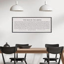 LuZhiQiang The Man in the Arena Wall Decor 40''x15'' Inspirational Quotes Office Wood Framed Sign Rustic Home Motivational Art For Man Entrepreneur Morden Living Room Wall Hanging Decor (Black) by CozyNest Decor