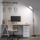 SUNMORY 32W/3000LM Floor Lamps, Super Bright LED Standing Lamp with Remote Control, Adjustable Tall Lamp with 350°Rotating Head, Modern Dimmable Torchiere Corner Lamp for Living Room, Bedroom, Office by CozyNest Decor