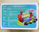 Kizeefun Light Up Train Toy for Toddlers: Transparent Gear Car Toy for Kids with Cool Light and Music Educational Crawling Toys for Baby Boys and Girls by TinyTreasures Baby Boutique