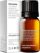 Gya Labs Citronella Essential Oil - 0.34 Fl Oz - 100% Pure Natural Citronella Oil for Skin, Diffuser, Candle Making Scent by CozyNest Decor