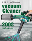 K I M O. Cordless Leaf Blower Vacuum Combo, 3 Nozzles&3 Modes for Inflation & Deflation, 20000RPM 150MPH Variable High Speed, 20Inch Extended Tube, 2 Pack 20V Battery Powered Leaf Blower for Lawn Care by GreenHaven Gardens