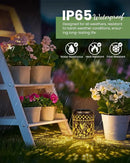 Solar Lanterns Outdoor Hanging Waterproof,2Pack Hummingbird Garden Decor Gifts for Women Mom, Solar Lights Metal Fall Decoration Outside for Yard, Patio,Garden,Backyard,Porch by GreenHaven Gardens