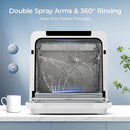 EUHOMY Portable Dishwasher Countertop Dishwashers, 8 Programs Mini Dishwasher, 5L Built-in Water Tank and Inlet hose, Self Clean, Baby Care, Air Dry Function, for Apartments & RVs, No Hookup Needed by TinyTreasures Baby Boutique