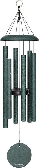 Corinthian Bells by Wind River – 30 inch Green Wind Chime for Patio, Backyard, Garden, and Outdoor Decor (Aluminum Chime) Made in The USA by CozyNest Decor