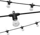 Enbrighten LED Bistro Outdoor String Lights, 48ft, 24 Shatter Resistant Lifetime Bulbs, 2200K Warm White, Weather Resistant, Indoor/Outdoor, Commercial Grade, Perfect for Backyard, Porch, Patio, 38357 by CozyNest Decor