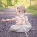 Accmor Toddler Harness Leash, Collapsible Cute Rabbit Kids Leash + Anti Lost Wrist Link for Outdoor Travel, Soft Child Walking Harness Tether Wristband Assistant Strap Belt Protector for Baby Girls by TinyTreasures Baby Boutique