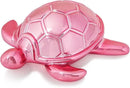 Small Sea Turtle Statue 4 inch Shiny Pink Accent Knick Knacks Paperweight for Bathroom Home Office Shelf Desk Table Decor, Cute Sea Turtle Gifts for Women by CozyNest Decor