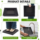 3 Size Square Stepping Stone Mold Internal Diameters 9.3" 12.6" and 14.3" Plastic Stepping Stone Molds for Concrete and Stained Glass for Garden Walk Way by GreenHaven Gardens