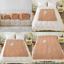 WESHIONGOO Chunky Knit Blanket Throw Knitted Throw Blankets for Couch Bed Fluffy Soft Blanket with Jumbo Chenille Yarn Thick 100% Handmade(40"*40") by CozyNest Decor
