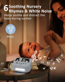 HEYVALUE Nasal Aspirator for Baby, Hospital Grade Nose Sucker with 9 Levels Suction, Night Light and Nursery Rhyme Soothing, Electric Nose Suction for Baby with Food-Grade Silicone Tips Blue by TinyTreasures Baby Boutique