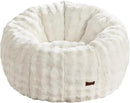 Hobestluk Bean Bag Chair Oversized Bean Bag Chair for Adults Donut-Shaped Large Bean Bag with Spacious Design for Living Room Bedroom or Reading Nook (Bubble White) by CozyNest Decor