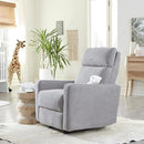 Nurture& The Glider Premium Power Recliner Nursery Glider Chair with Adjustable Head Support | Designed with a Thoughtful Combination of Function and Comfort | Built-in USB Charger (Gray) by TinyTreasures Baby Boutique