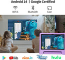 JREN Tablet for Kids｜10 Inch Kids Tablet Android 14｜Octa-core｜64GB｜WiFi ｜Bluetooth｜Parental Control｜Children Content｜Children Toddler Purple by TinyTreasures Baby Boutique