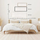 Stay Awhile Sign Wall Decor 40"X15" Large Solid Wood Frame For Hallway Living Room Entryway Farmhouse Wall Art Lets Stay Family Home Rustic Hanging Decoration (Wood) by CozyNest Decor