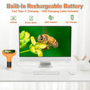 3" Screen Digital Microscope for Kids: 1000X Rechargeable Mini Pocket Portable Miniscope Magnifying Glass 4K Coin Jewelry Loupe Edu Science STEM Toy Xmas Gift 4-12 Boys Girls by TinyTreasures Baby Boutique