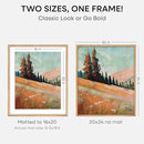 Homeforia 20x24 Picture Frame Wood, High End Natural Oak 20x24 Frame Matted to 16x20 Photo, 20 x 24 Light Wooden Poster Frames with Mat 16 by 20, 24by20 Thin Frames, Tempered Glass, Wall Kit, Set of 1 by CozyNest Decor