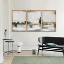 SIGNINART Beige Abstract Framed Canvas Wall Art Set, Black and White Textured Art Prints, Paint Strokes Minimalist Shapes Wall Decor, Neutral Modern Art Paintings for Living Room, Bedroom, Office 16"x24"x3 by CozyNest Decor