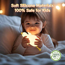 Goose Cute Night Light for Toddler,Kids,Baby, Lying Duck Nightlight Ambient LED Lamp for Bedside Sleeping Companion, Rechargeable Battery Powered, 30Min Auto-Off by TinyTreasures Baby Boutique