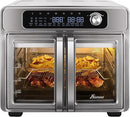 Romswi 26QT French Door Air Fryer Toaster Oven Combo, 24 Cooking Functions and Digital Controls, Fits 12" Pizza, 6 Slices of Toast, Rotisserie 6lb Chicken, 6 Accessories Included by CozyNest Decor