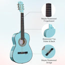 ADM Beginner Acoustic Classical Guitar 36 Inch Nylon Strings Wooden Guitar Bundle Kit for Kid Boy Girl Student Youth Guitarra Online Lessons with Gig Bag, Strap, Tuner, Strings, Picks, Socal Green by TinyTreasures Baby Boutique