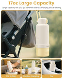 Portable Baby Bottle Warmer for Travel – 17oz Cordless Milk Warmer with Detachable Battery, USB Rechargeable Breast Milk Warmer, Baby Bottle Heater for Home and On-The-Go Use by TinyTreasures Baby Boutique