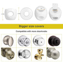 Door Knob Safety Cover for Kids, Child Proof Door Knob Covers, Baby Safety Door knob Handle Cover Lockable Design (4 Pack) by TinyTreasures Baby Boutique