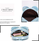 KL928 Girls Bowknot Polka Dot Cute Mini Backpack Small Daypacks Convertible Shoulder Bag Purse for Women by TinyTreasures Baby Boutique