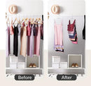 ZEDODIER Tank Top Hanger, 4 Pack Space Saving Bra Hangers, Non-Slip Hanging Sport Bras Holder, Closet Organizers and Storage for Camisoles Tank Tops Bras Ties Swimsuits Strappy Dress, Silver by CozyNest Decor